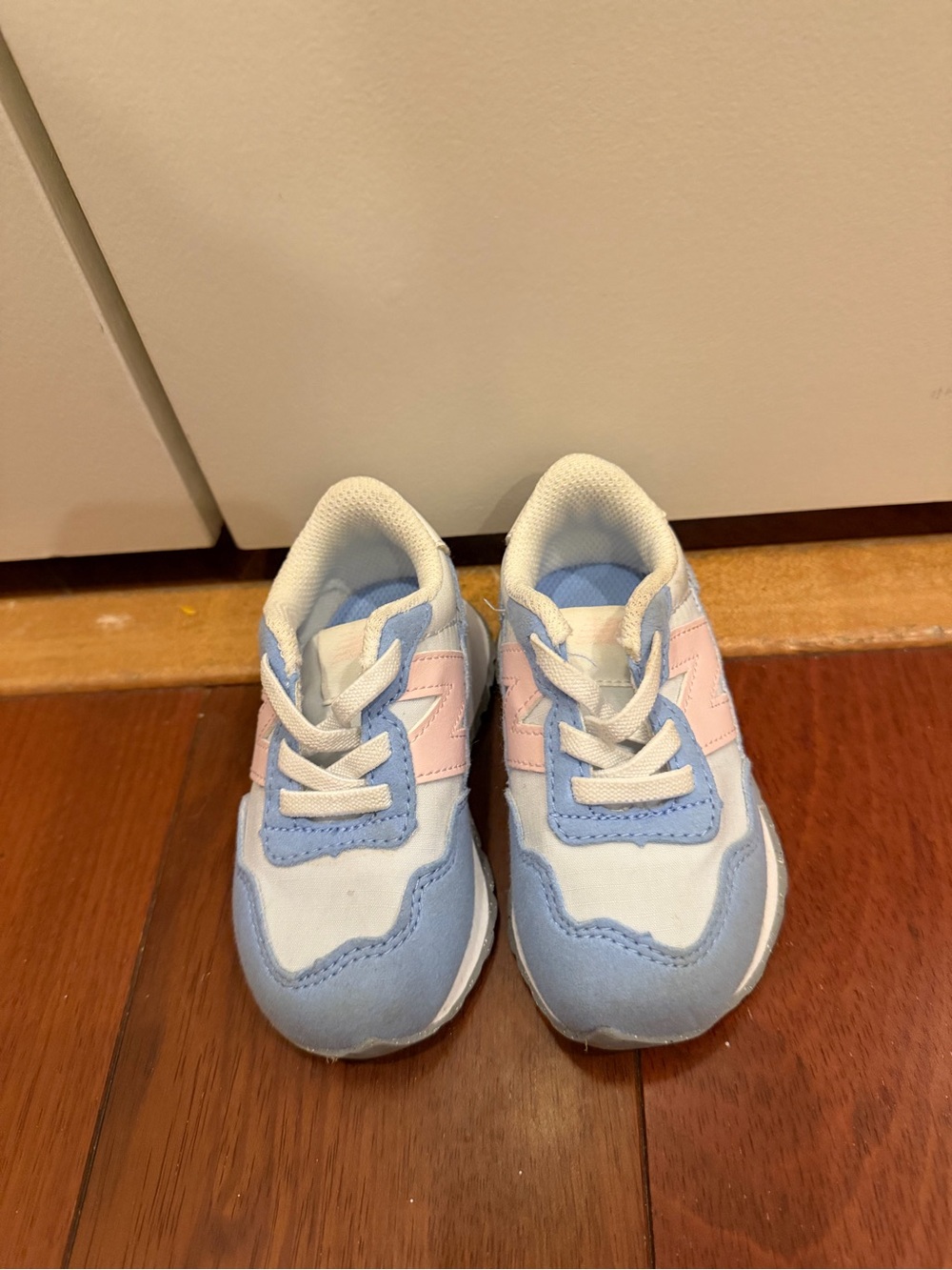Kids New Balance 237 ice blue and rose sugar. Worn once